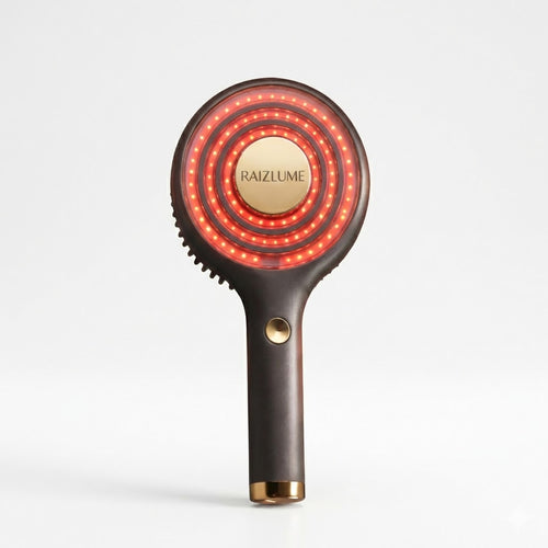 Escova LED Luz Vermelha 650nm para Couro Cabeludo RaizLume Pro